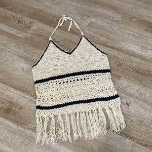 Crochet halter top